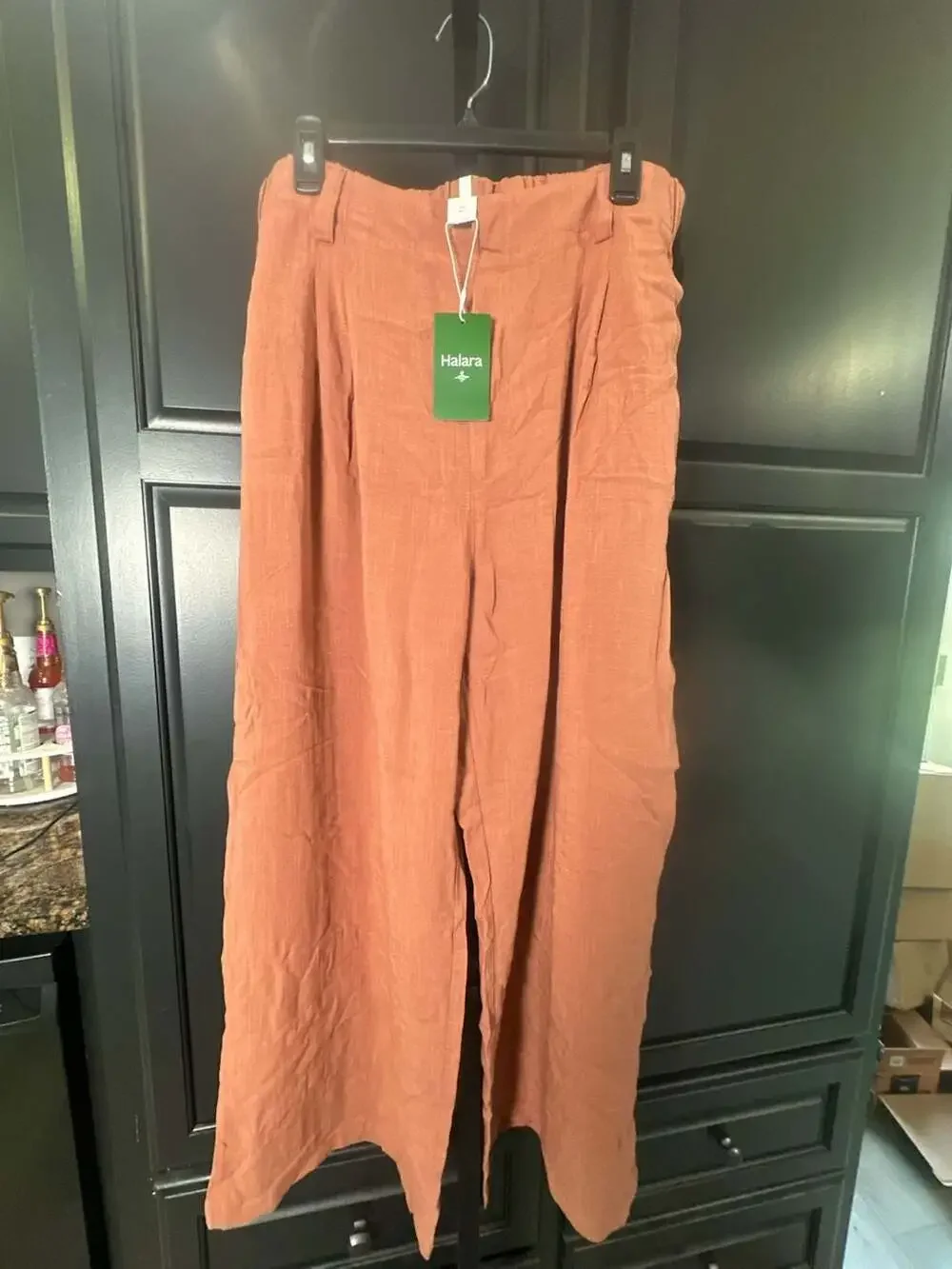 Halara High-Waisted Wide-Leg Pleated Casual Pants#721 - Picture 1 of 4